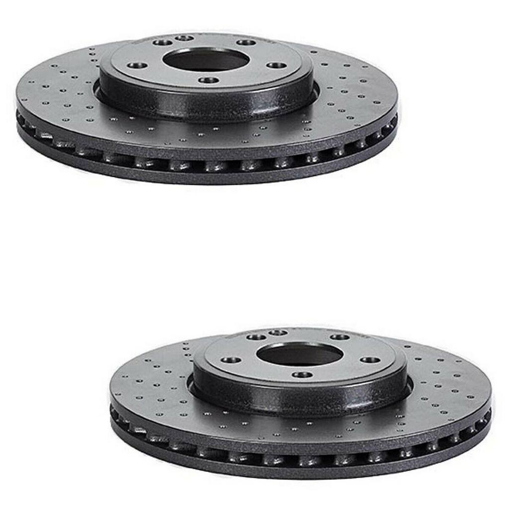 Mercedes Brakes Kit - Pads & Rotors Front and Rear (295mm/295mm) (Ceramic) 246423011207 - Brembo 3807535KIT